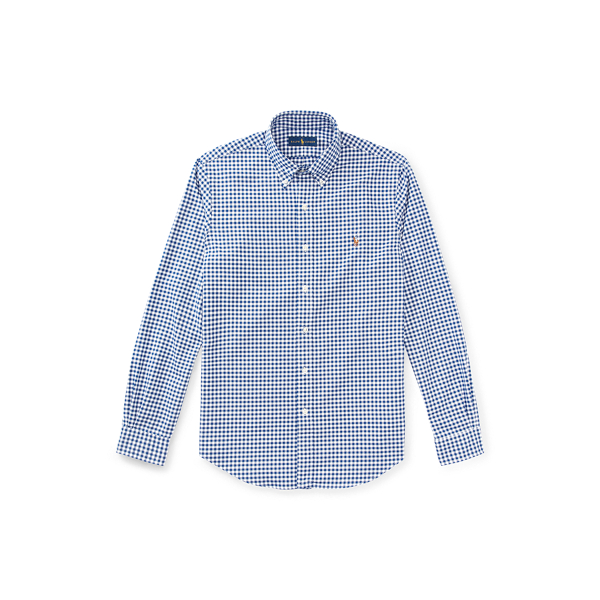 Classic Fit Gingham Oxford Shirt para Men Ralph Lauren® PT