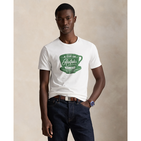 As part of our  Ralph Lauren's Coffee collection, this cotton jersey T-shirt celebrates classic American coffee shop style.