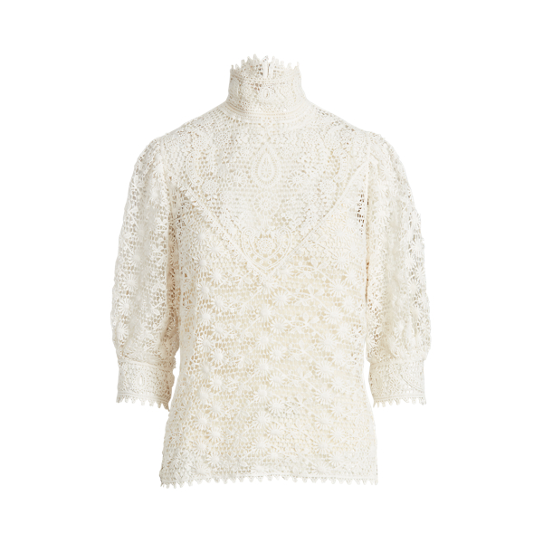 Chemisier en dentelle et coton pour Women | Ralph Lauren?� FR