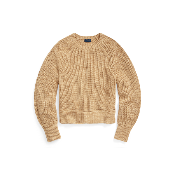 Pull à manches à effet blousant