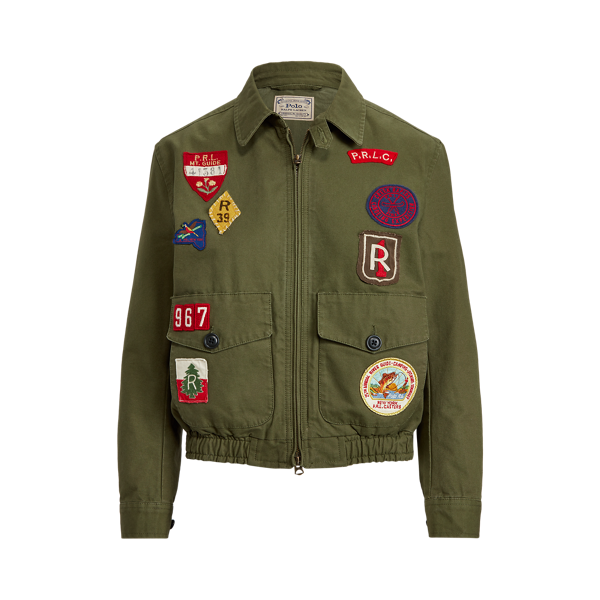 Bomber graphique en toile