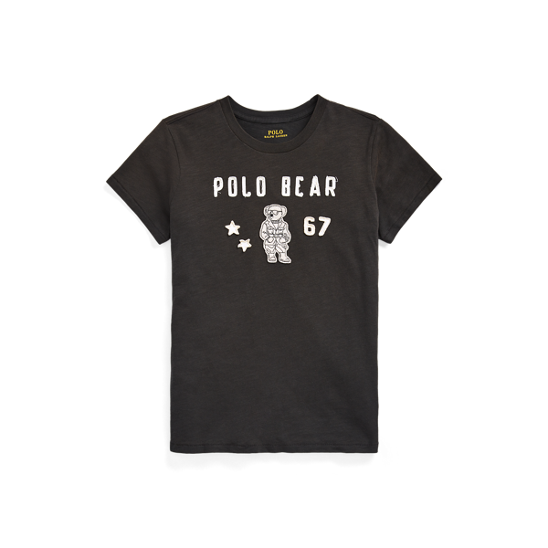 T-shirt patch Safari Polo Bear en jersey