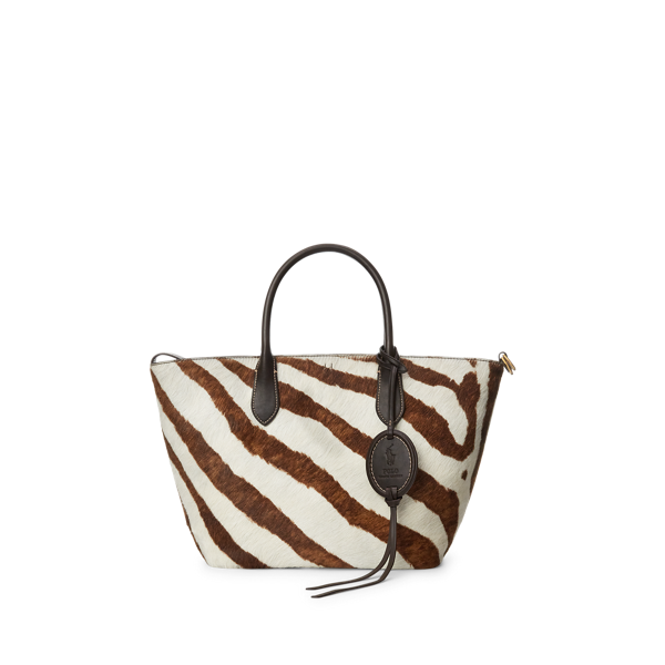Cabas moyen Bellport en vachette zébrée