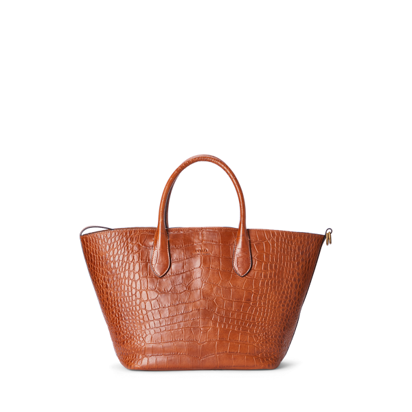 Cabas moyen Bellport façon crocodile