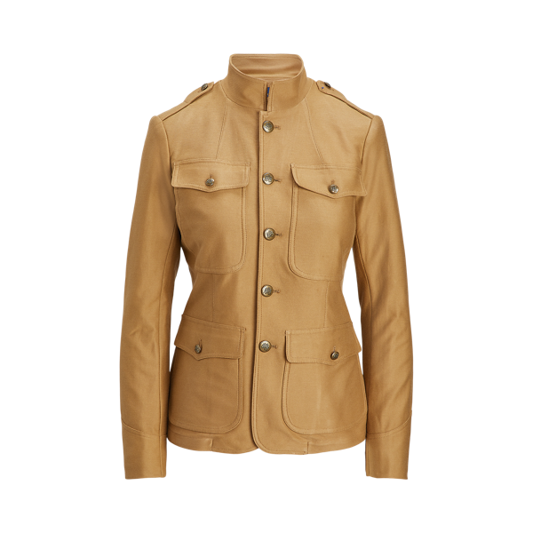 Blazer style safari en jacquard