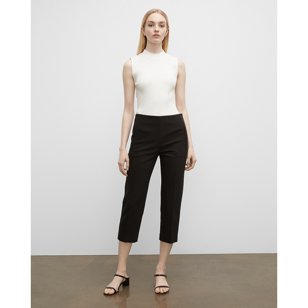 club monaco cigarette pants Club Monaco Black Cigarette Crop Pants In Size 10
