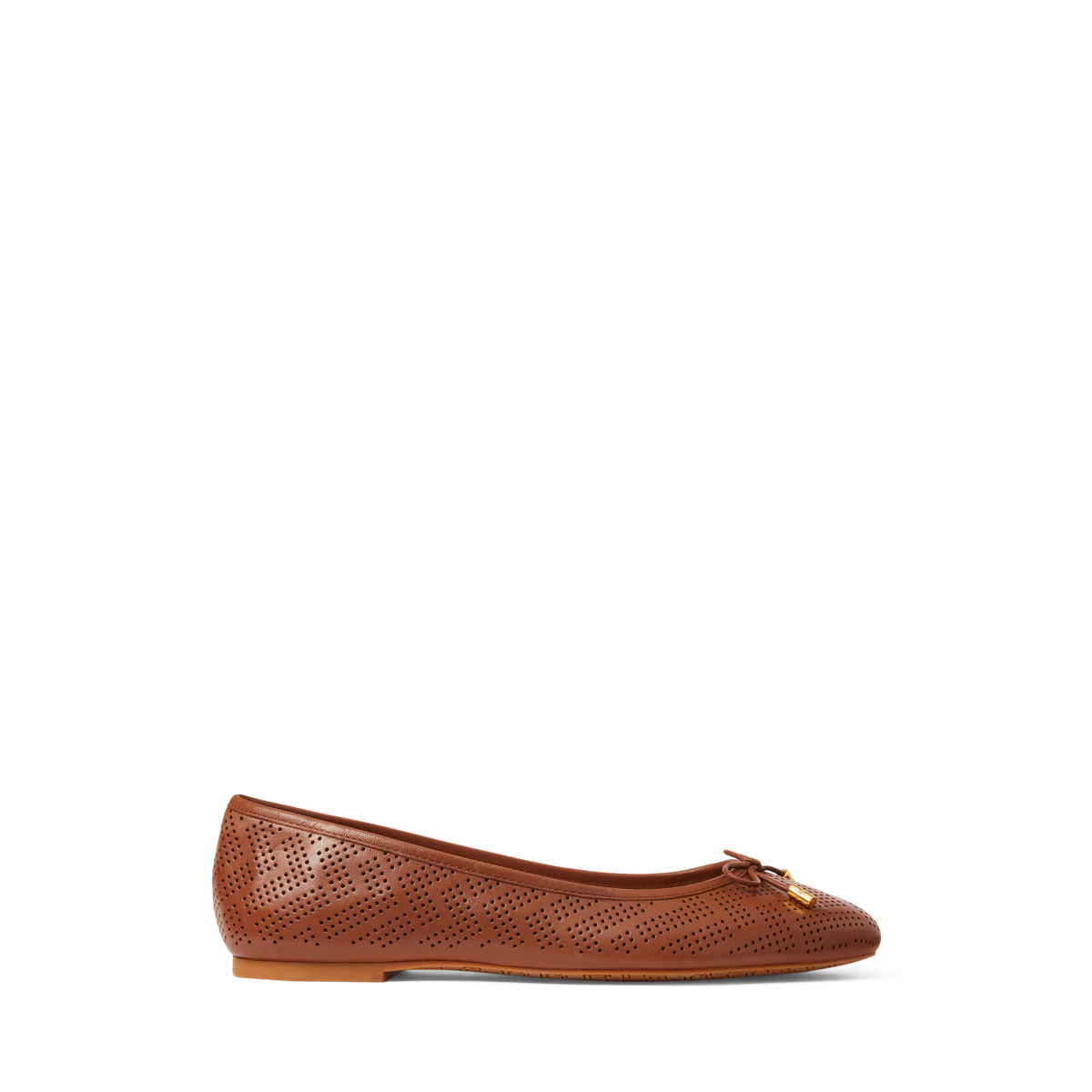 Jayna Perforated Nappa Leather Flat