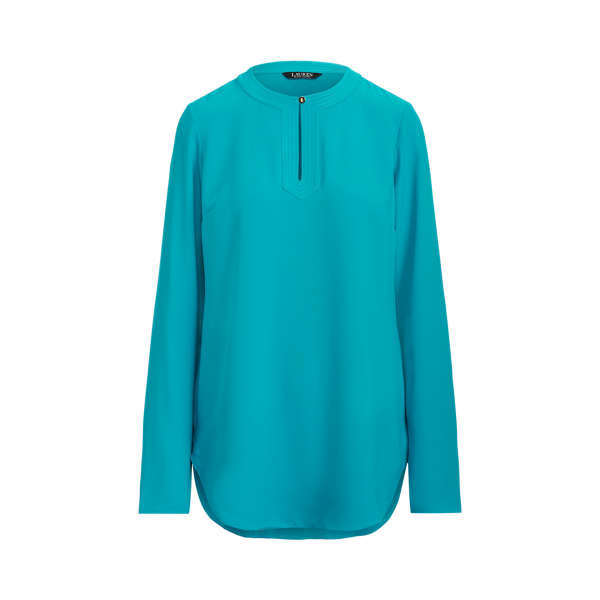 Tunique manches longues en georgette