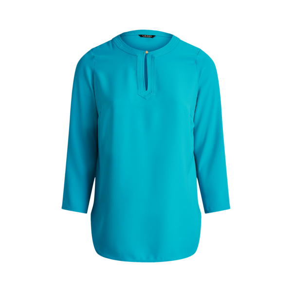 Tunique manches longues en georgette