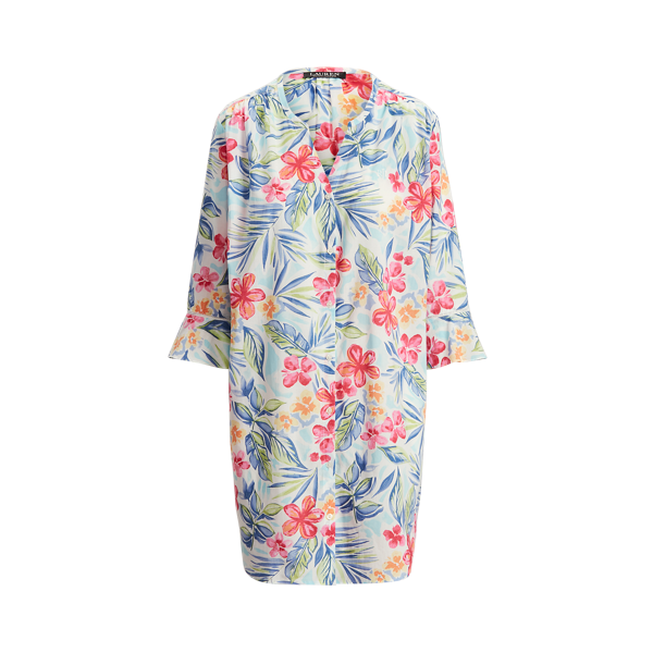 Chemise de nuit à manches volantées