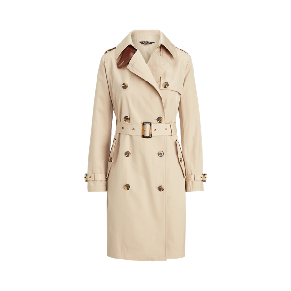 Trench-coat coupe croisée