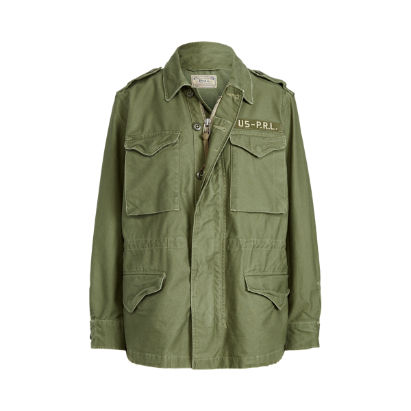 Veste surplus en sergé usé