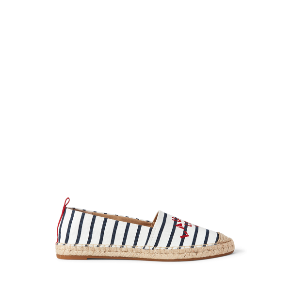 Espadrilles Cameryn en toile rayée