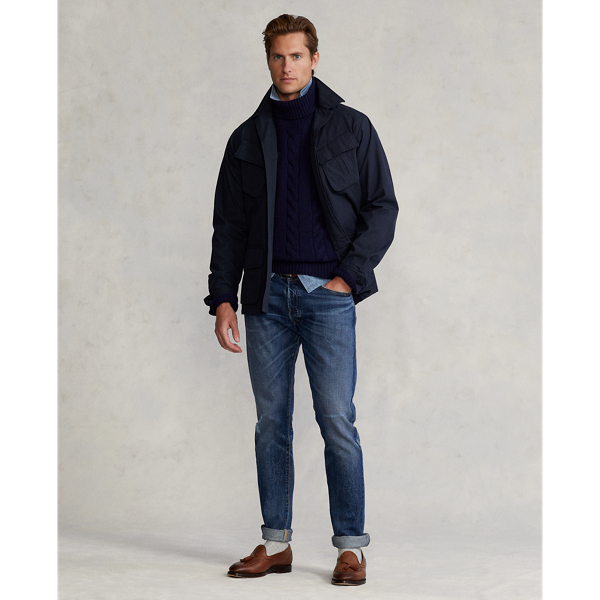 Polo Ralph Lauren Stretch Ripstop Utility Suit Jacket In Nautical Ink