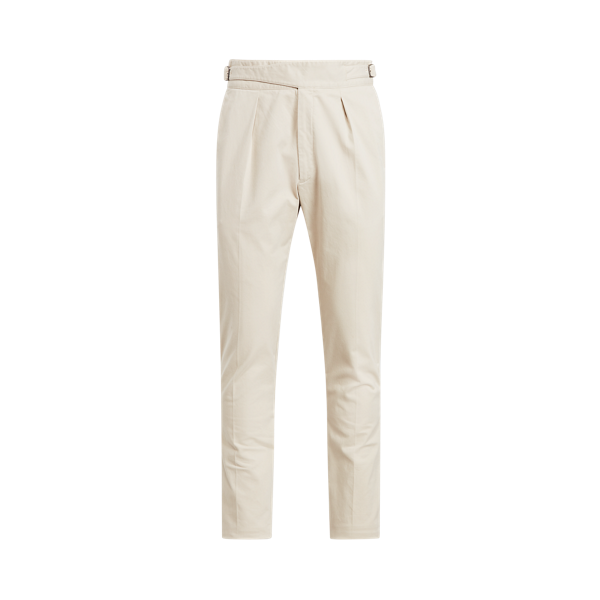 Pantalon en chino stretch à boucle