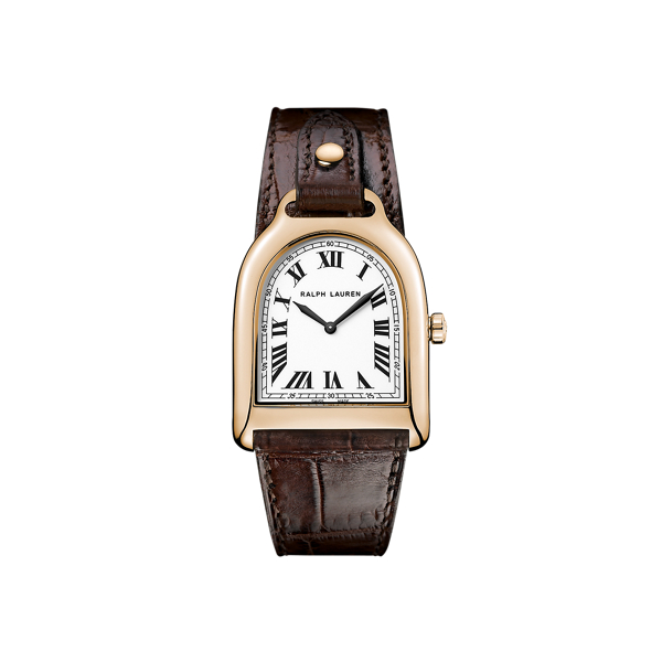 Polo Ralph Lauren Small Rose Gold In White Dial