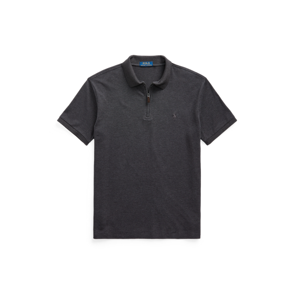 Polo coupe ajustée en piqué stretch