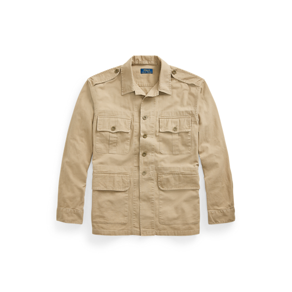 Surchemise utilitaire en dobby