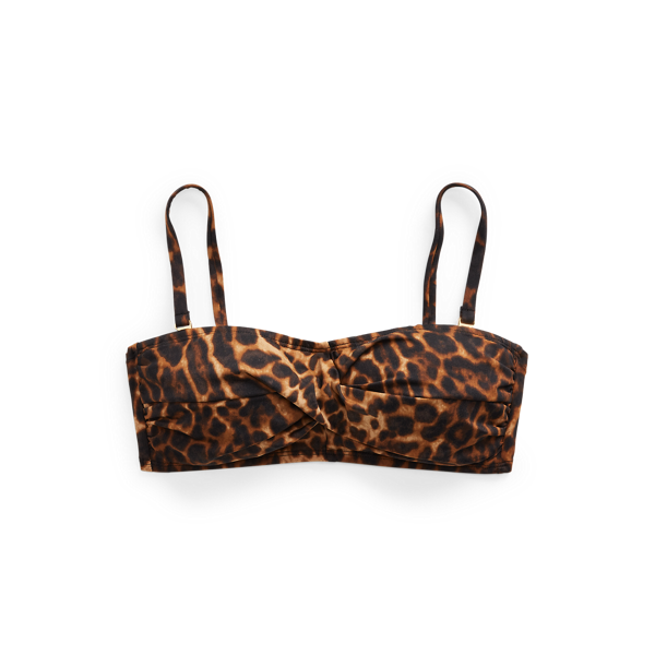 Haut bandeau léopard torsadé