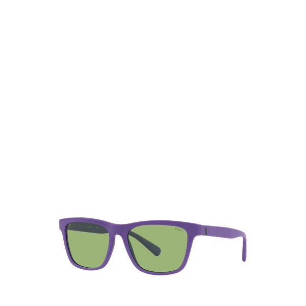 Lunettes de soleil carrées avec poney