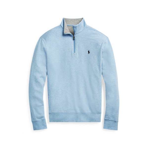 Pull demi-zippé en jersey luxueux