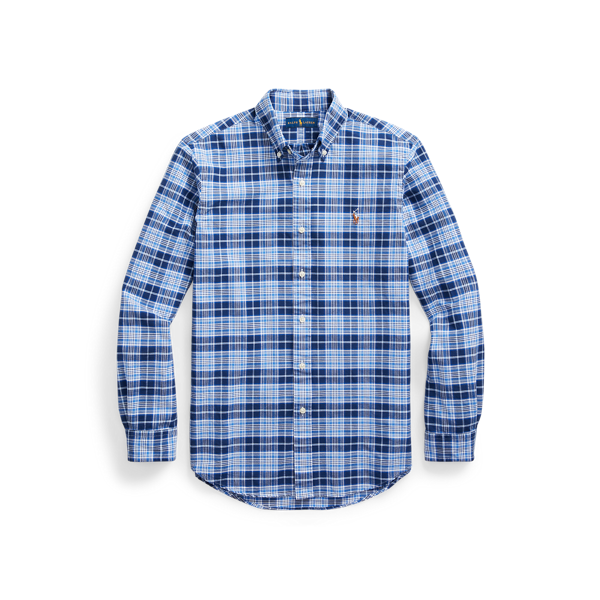 Chemise Oxford ajustée écossaise