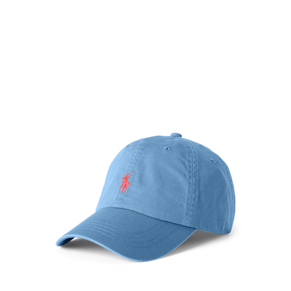 Ralph Lauren Cotton Chino Ball Cap In Delta Blue