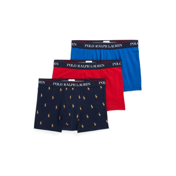 3 slips-boxers classiques coton stretch