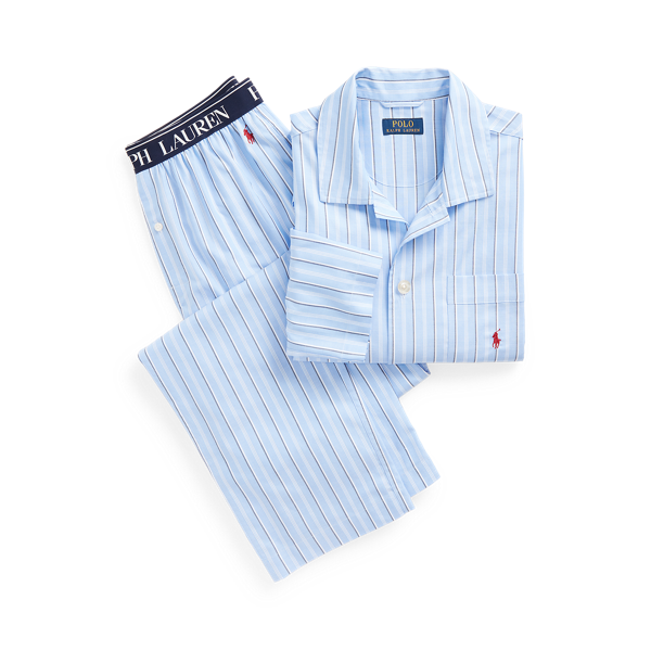 Ensemble pyjama en sergé en coton