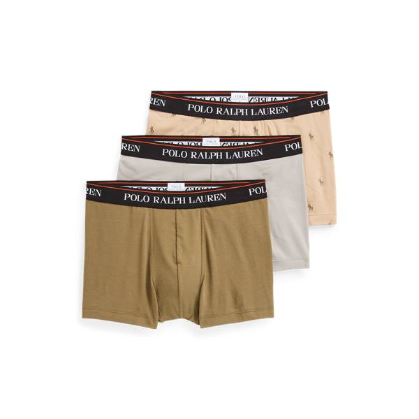 3 slips-boxers classiques coton stretch