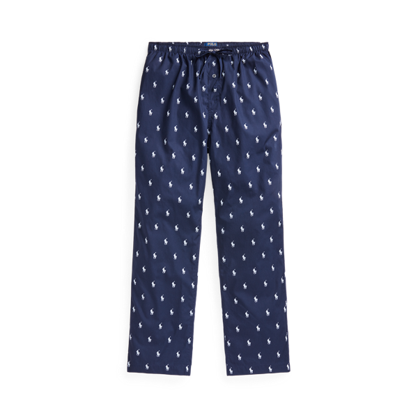 Pantalon de pyjama en sergé de coton