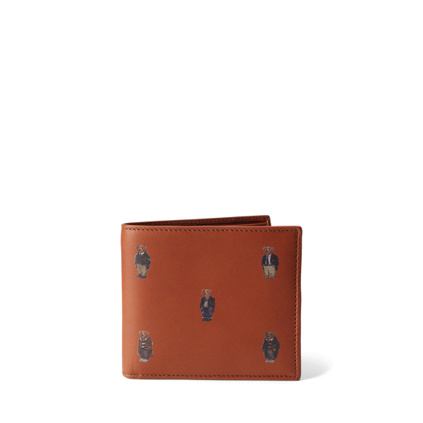 Portefeuille Polo Bear en cuir
