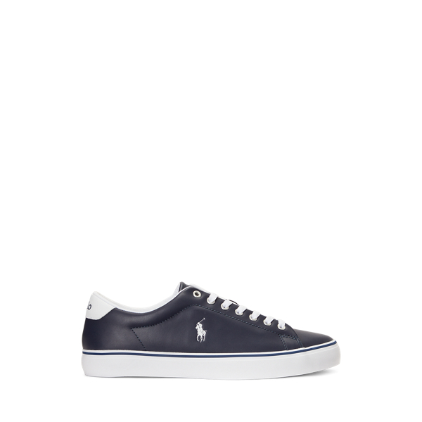 mens white trainers ralph lauren