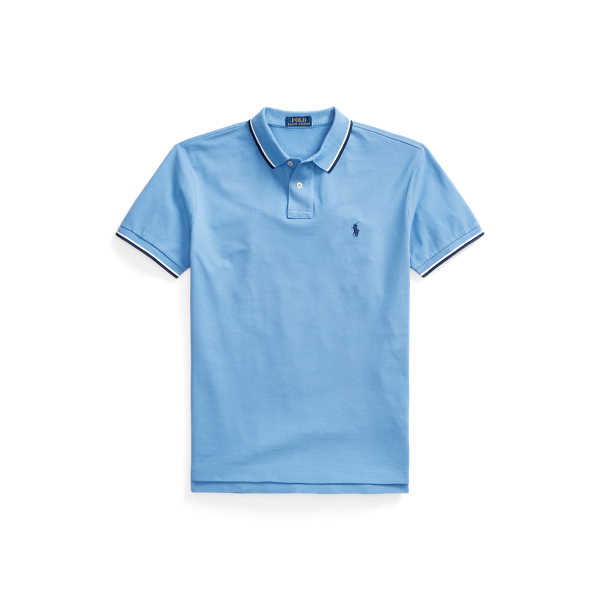 Camisa Polo em malha Custom Slim Fit