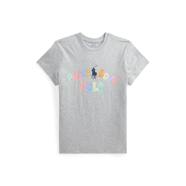 T-shirt Peace Love Polo