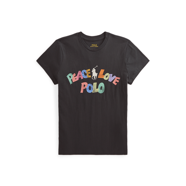 T-shirt Peace Love Polo