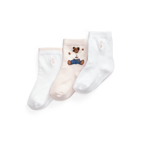 3 paires de chaussettes de sport ourson