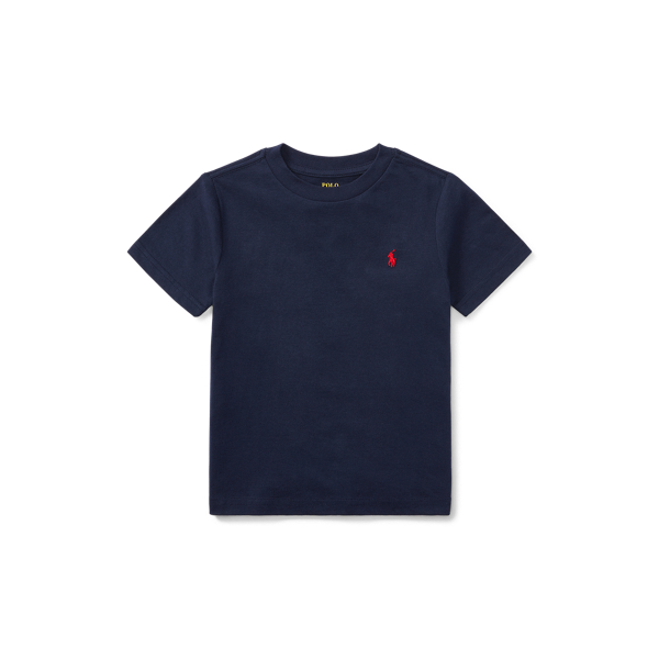 Ralph Lauren Bambino Abbigliamento Top e t-shirt T-shirt Polo Maglietta girocollo in jersey di cotone 