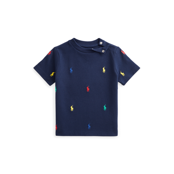 T-short poney Polo en coton piqué