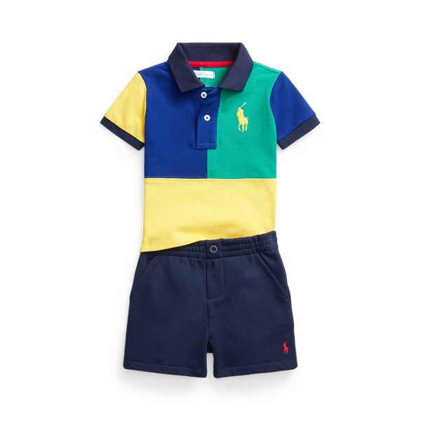 Ensemble Big Pony polo et short molleton