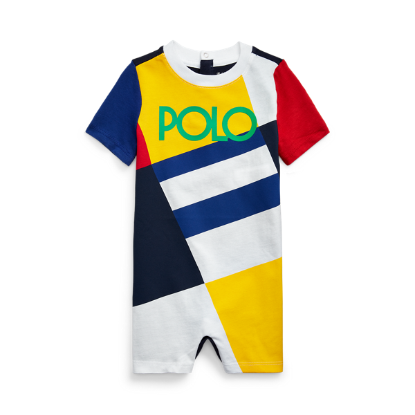 Combishort logo en jersey de coton