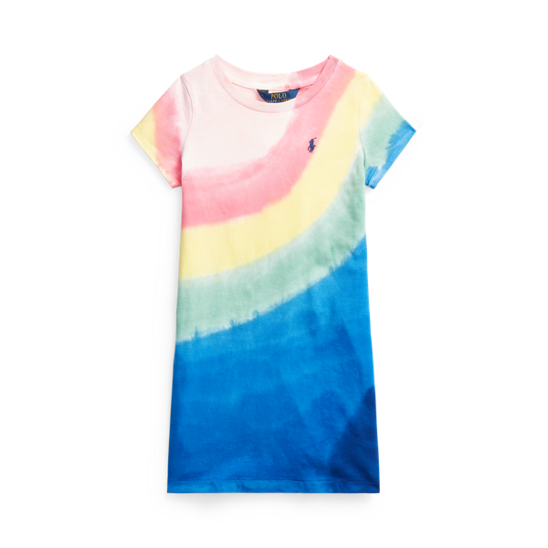 Robe t-shirt en jersey de coton tie-dye