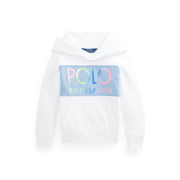 Sweat à capuche logo en molleton