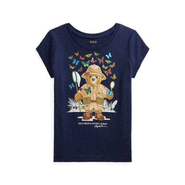 T-shirt Polo Bear jersey de coton