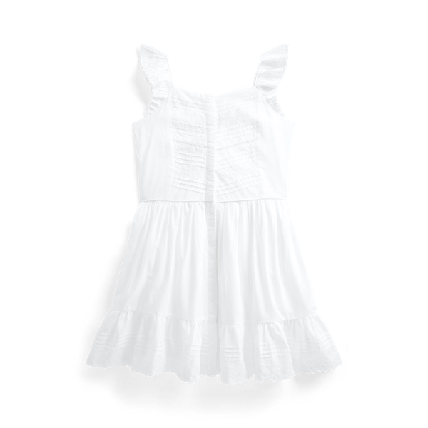 Robe brodée en batiste de coton