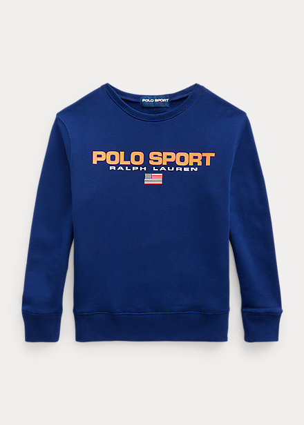 Polo Ralph Lauren Kids' Polo Sport Fleece Sweatshirt In Blaze Knockout Pink
