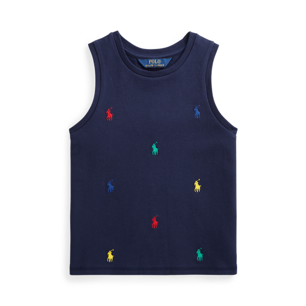 Débardeur en piqué stretch poney Polo