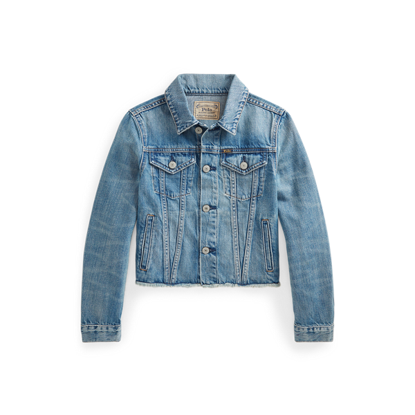 Veste courte en denim