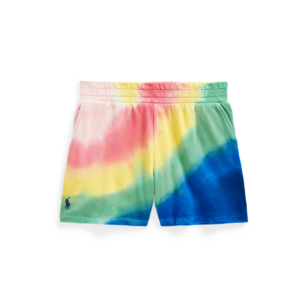 Short en coton éponge spa tie-dye
