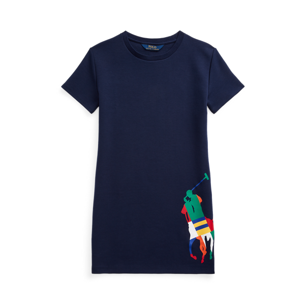 Robe t-shirt en maille double Big Pony